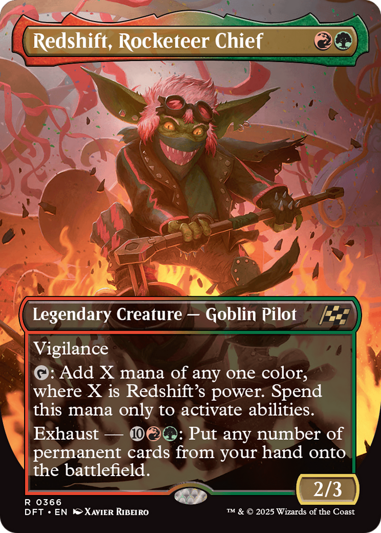 Redshift, Rocketeer Chief (Borderless) (DFT-366) - [Aetherdrift]