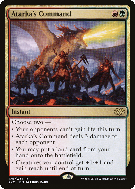 Atarka's Command (2X2-176) - [Double Masters 2022]