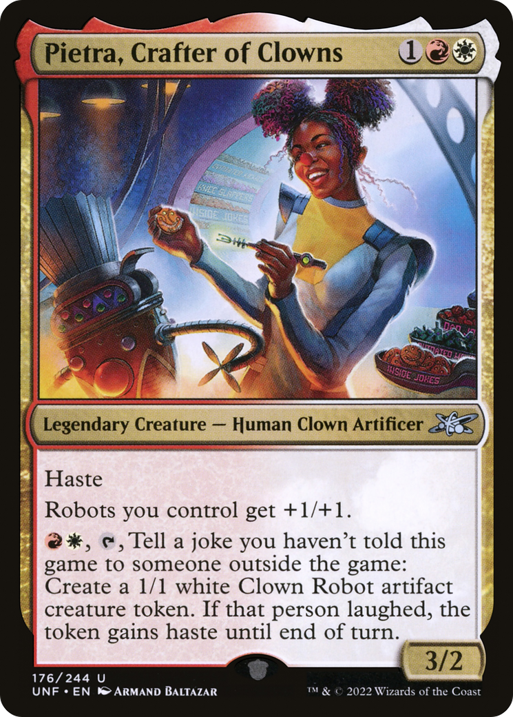 Pietra, Crafter of Clowns (UNF-176) - [Unfinity]