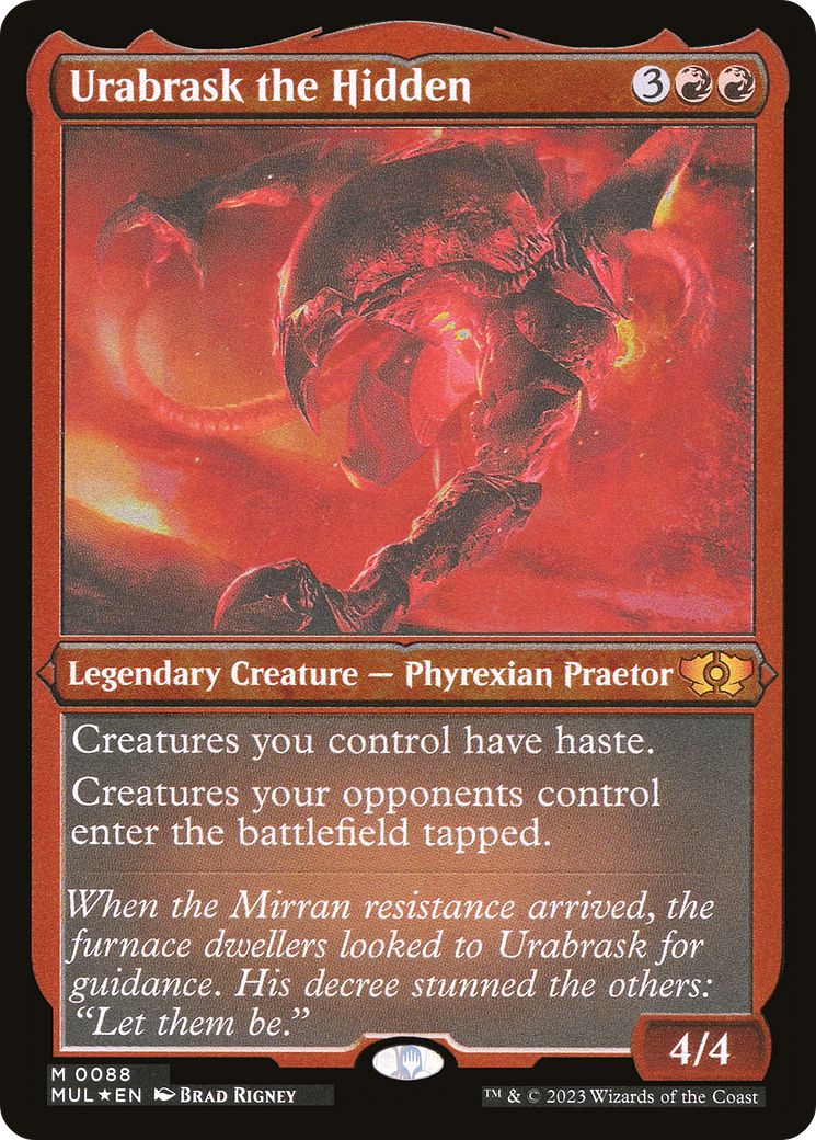 Urabrask the Hidden (MUL-088) - [Multiverse Legends] Foil