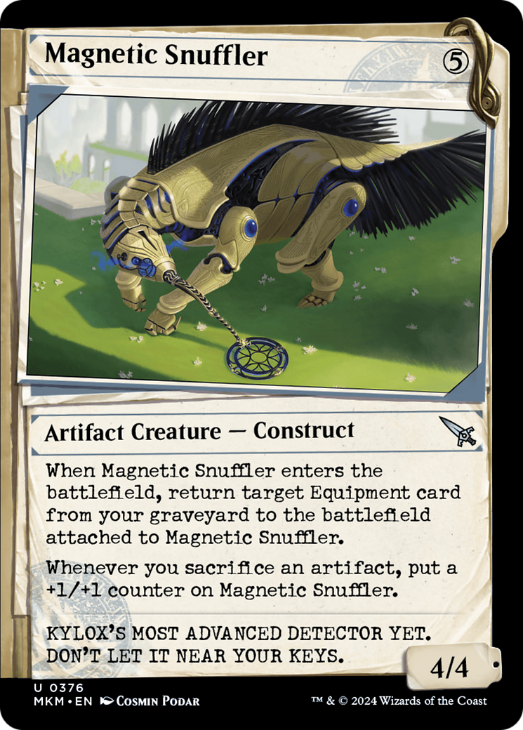Magnetic Snuffler (MKM-376) - [Murders at Karlov Manor]: (Showcase) Foil