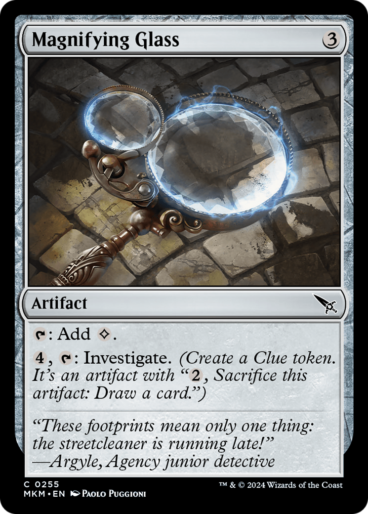 Magnifying Glass (MKM-255) - [Murders at Karlov Manor] Foil