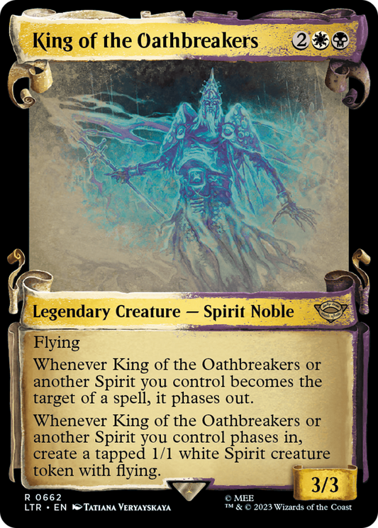 King of the Oathbreakers (LTR-662) - [The Lord of the Rings: Tales of Middle-earth]: (Showcase) Foil
