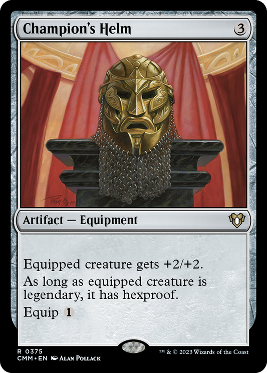 Champion's Helm (CMM-375) - [Commander Masters]