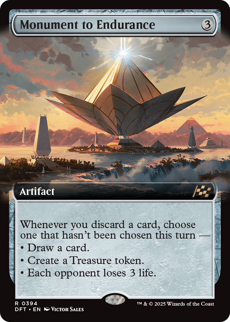 Monument to Endurance (DFT-394) - [Aetherdrift]: (Extended Art) Foil