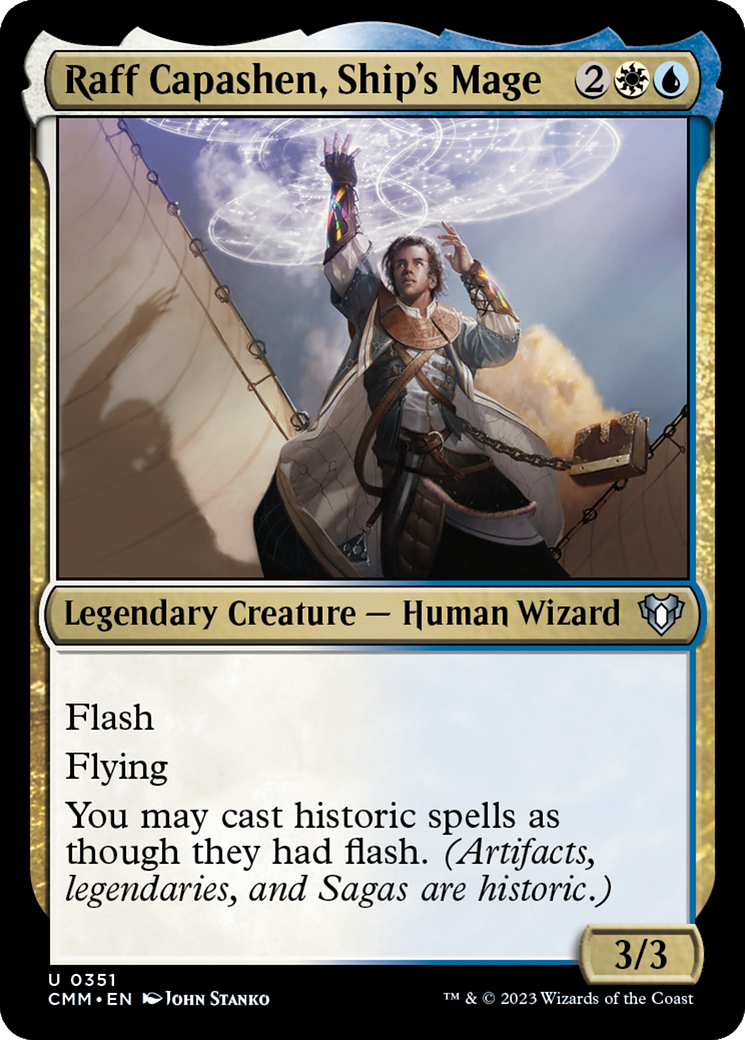 Raff Capashen, Ship's Mage (CMM-351) - [Commander Masters]