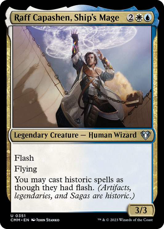 Raff Capashen, Ship's Mage (CMM-351) - [Commander Masters]