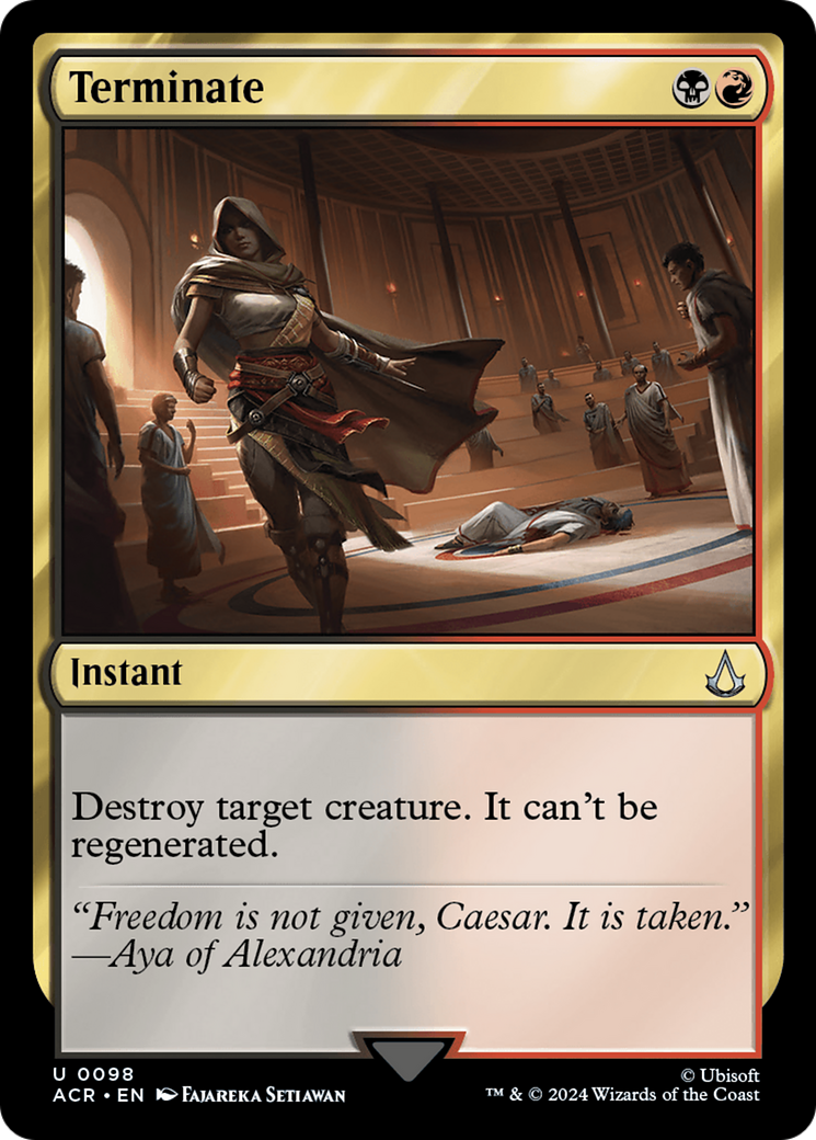 Terminate (ACR-098) - [Assassin's Creed] Foil