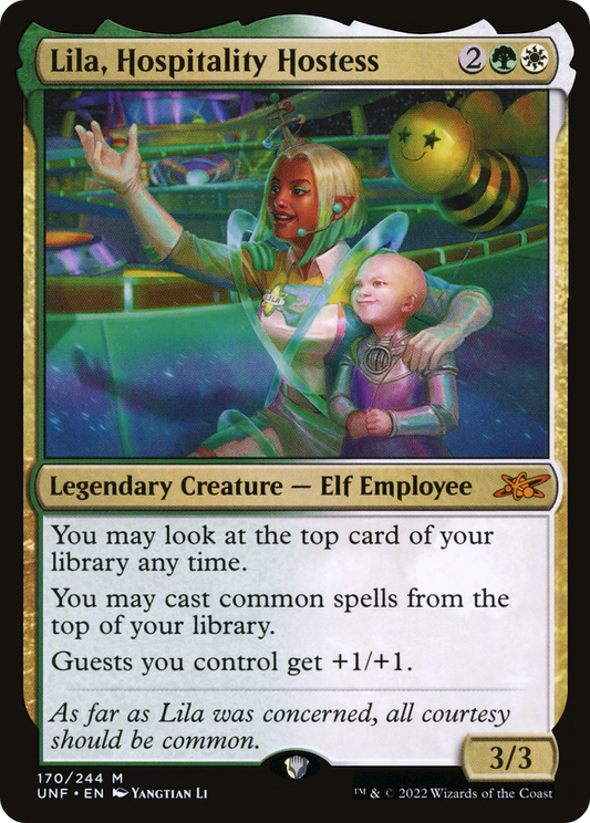 Lila, Hospitality Hostess (UNF-170) - [Unfinity] Foil