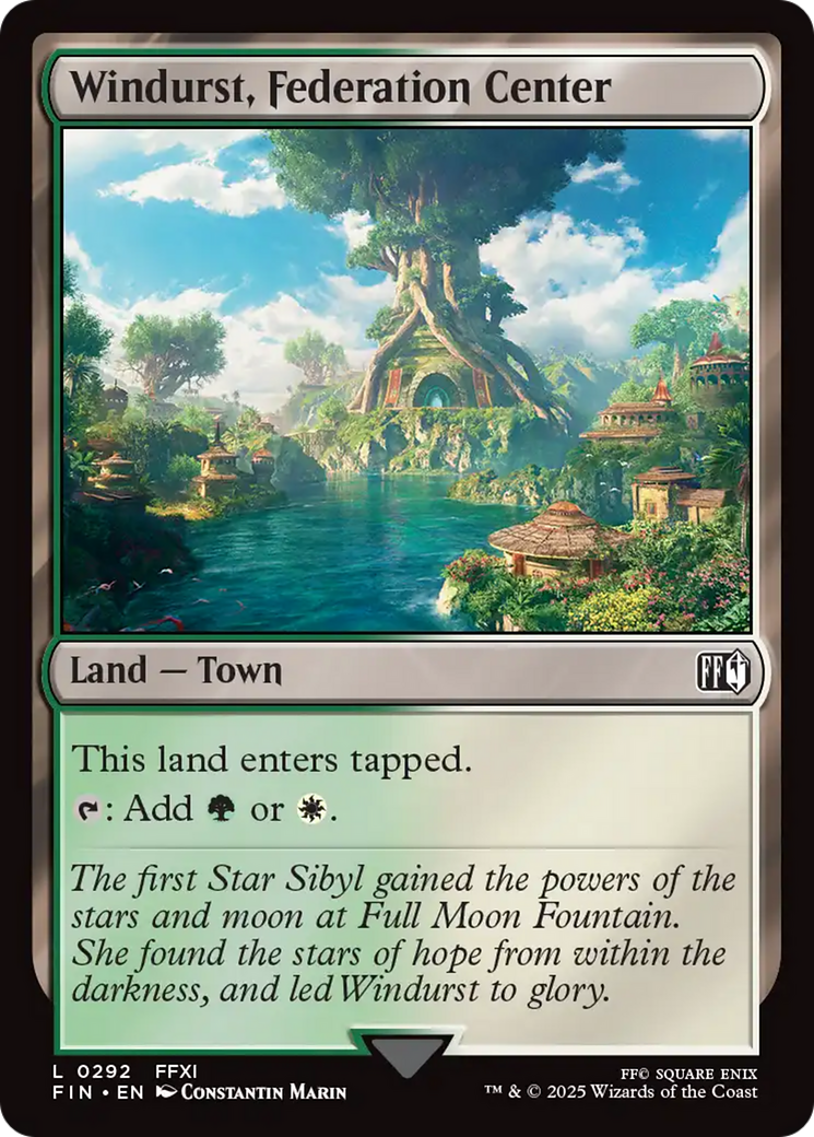Windurst, Federation Center (FIN-292) - [FINAL FANTASY] Foil