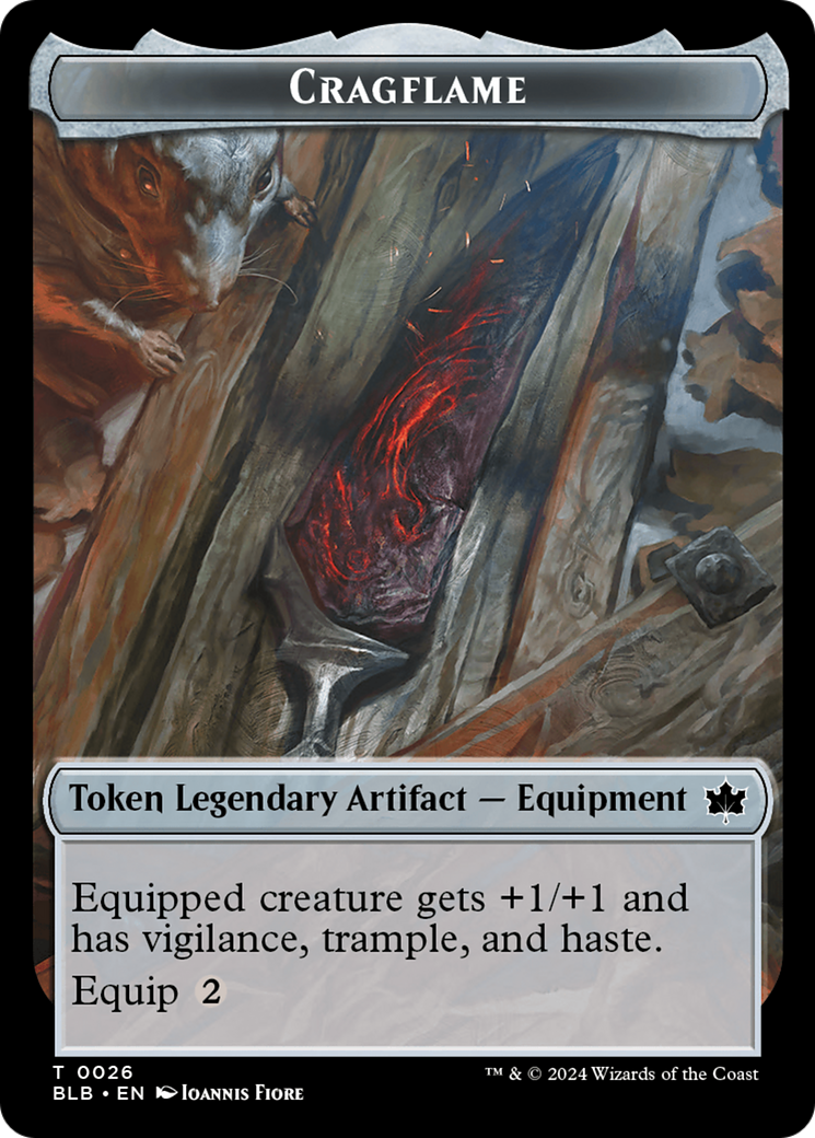 Cragflame (TBLB-026) - [Bloomburrow Tokens]