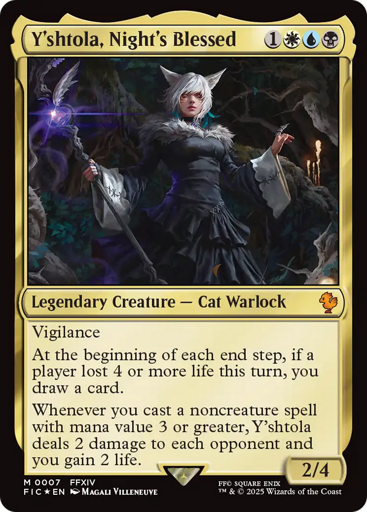 Y'shtola, Night's Blessed (FIC-007) - [Commander: FINAL FANTASY] Foil