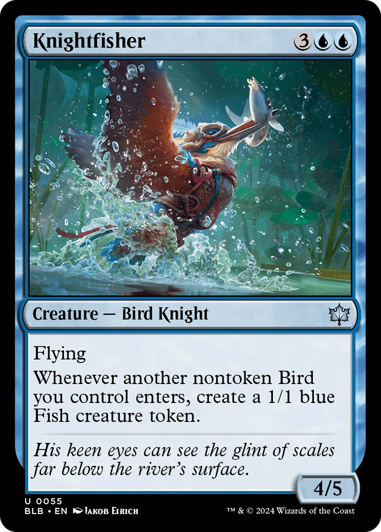 Knightfisher (BLB-055) - [Bloomburrow] Foil