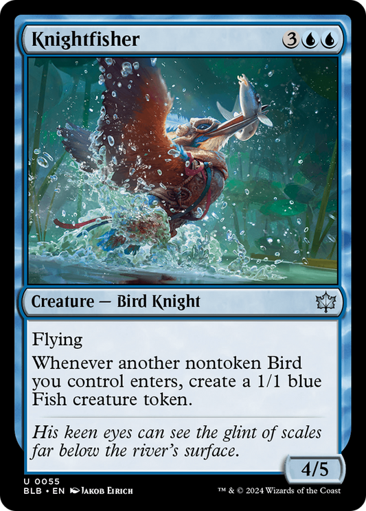 Knightfisher (BLB-055) - [Bloomburrow] Foil