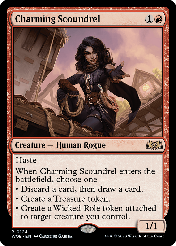 Charming Scoundrel (WOE-124) - [Wilds of Eldraine]