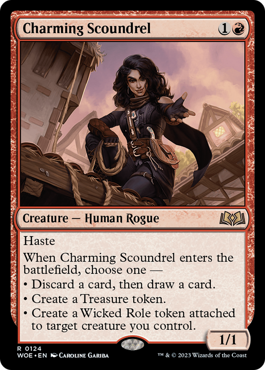 Charming Scoundrel (WOE-124) - [Wilds of Eldraine]