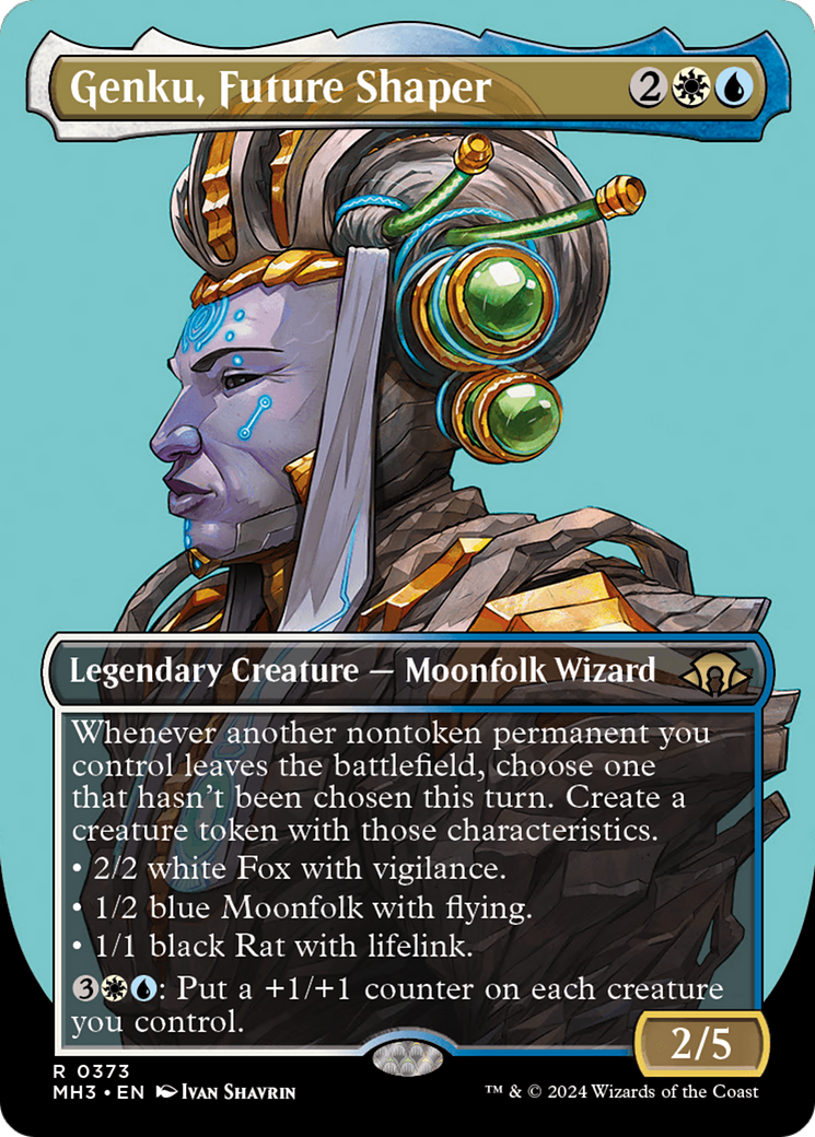 Genku, Future Shaper (MH3-373) - [Modern Horizons 3] (Borderless)