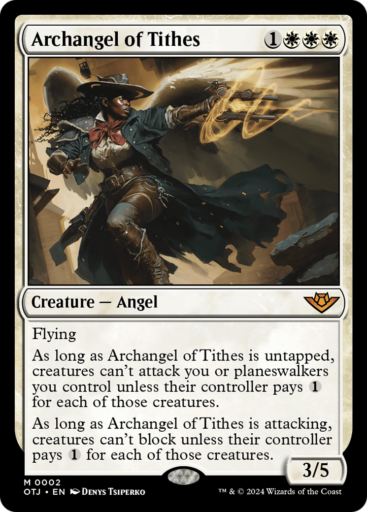 Archangel of Tithes (OTJ-002) - [Outlaws of Thunder Junction]
