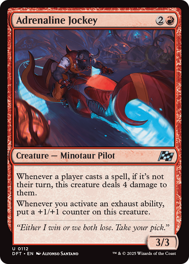 Adrenaline Jockey (DFT-112) - [Aetherdrift] Foil
