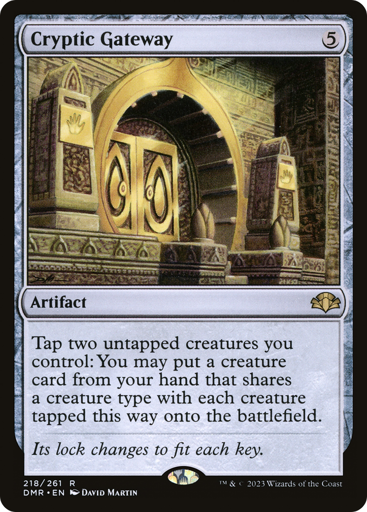 Cryptic Gateway (DMR-218) - [Dominaria Remastered]