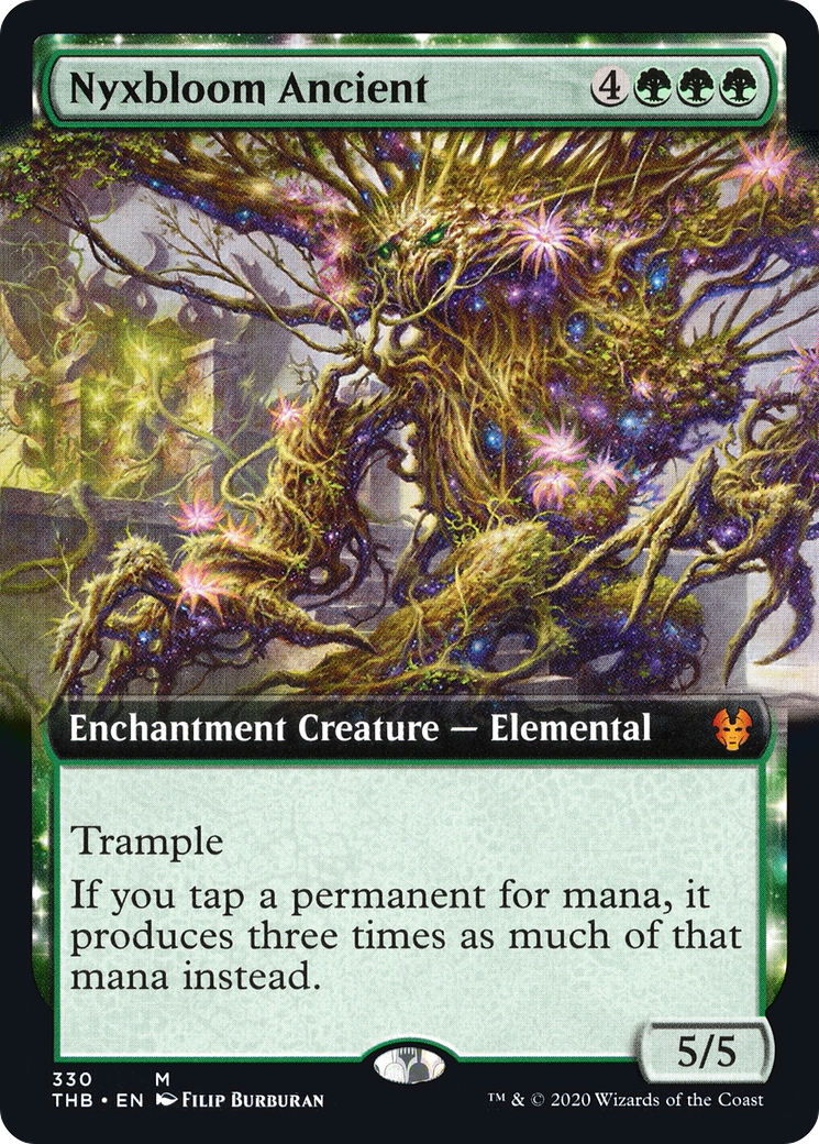 Nyxbloom Ancient (THB-330) - [Theros Beyond Death]: (Extended Art, enchantment) Foil