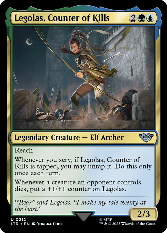 Legolas, Counter of Kills (LTR-212) - [The Lord of the Rings: Tales of Middle-earth]
