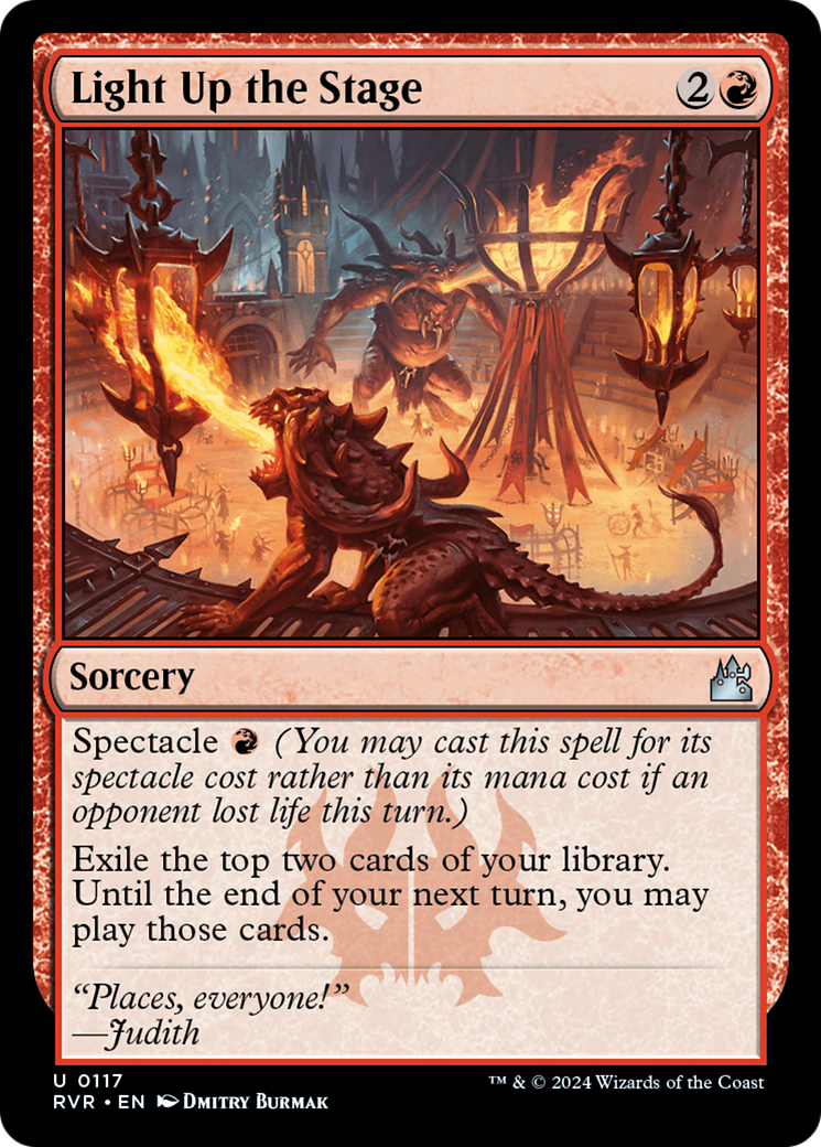Light Up the Stage (RVR-117) - [Ravnica Remastered] Foil
