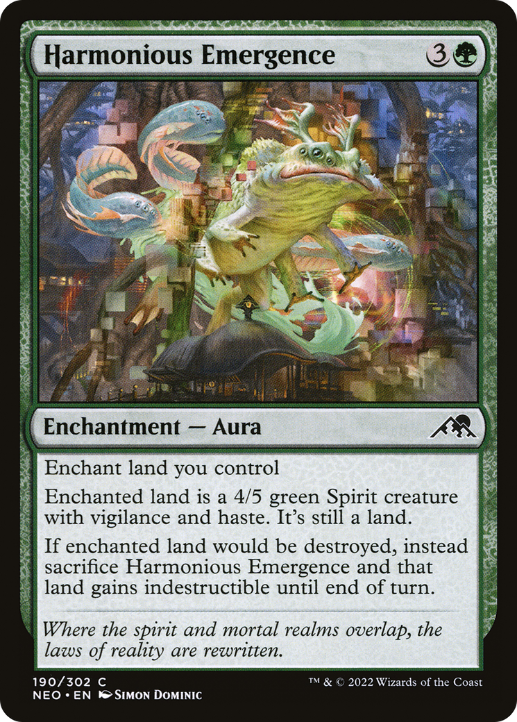 Harmonious Emergence (NEO-190) - [Kamigawa: Neon Dynasty]