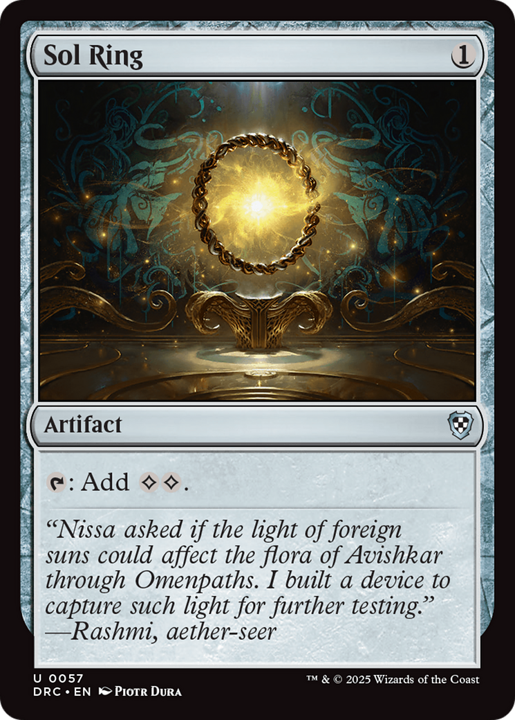 Sol Ring (DRC-057) - [Commander: Aetherdrift]