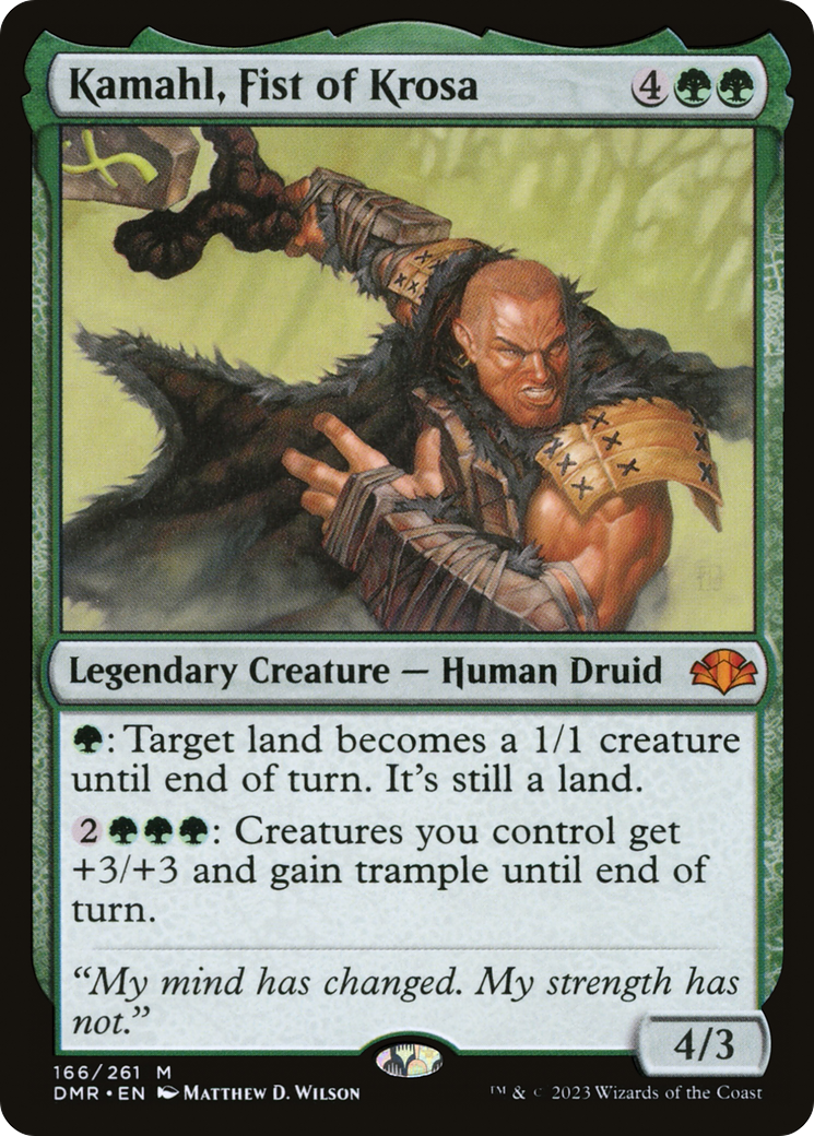Kamahl, Fist of Krosa (DMR-166) - [Dominaria Remastered]