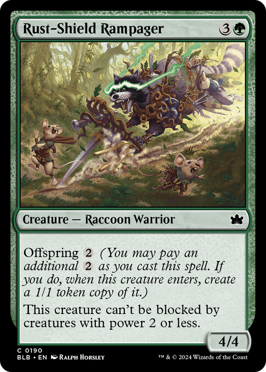 Rust-Shield Rampager (BLB-190) - [Bloomburrow] Foil