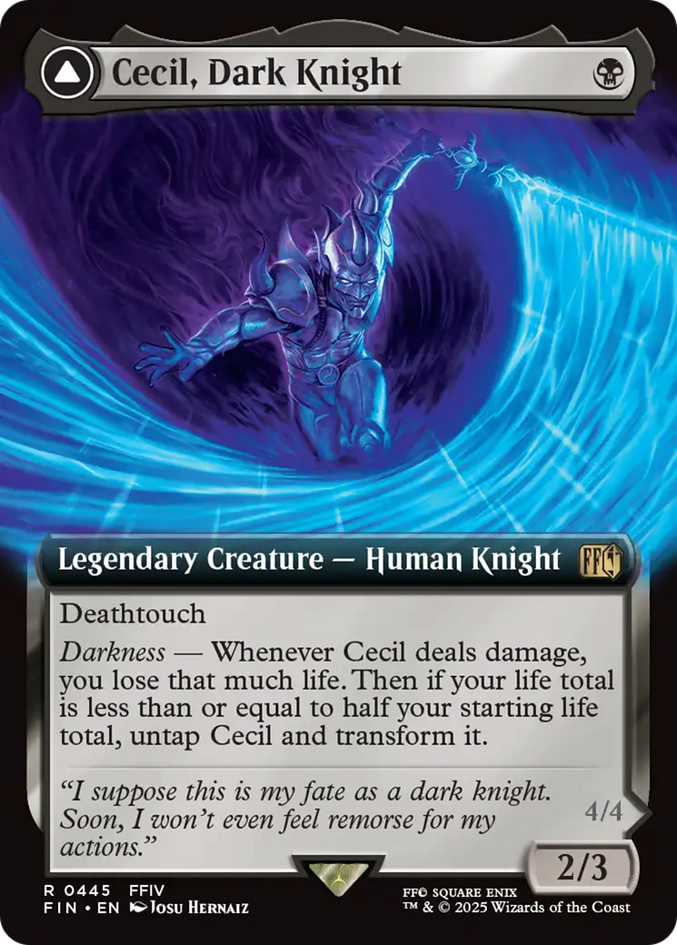 Cecil, Dark Knight (Extended Art) (FIN-445) - [FINAL FANTASY]: (Extended Art)