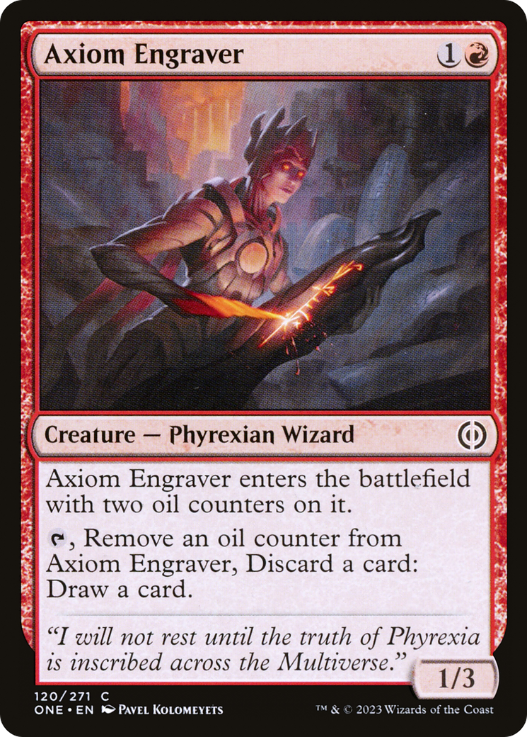 Axiom Engraver (ONE-120) - [Phyrexia: All Will Be One] Foil