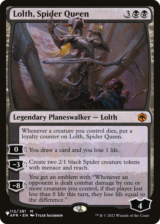 Lolth, Spider Queen (LIST-AFR-112) - [The List]