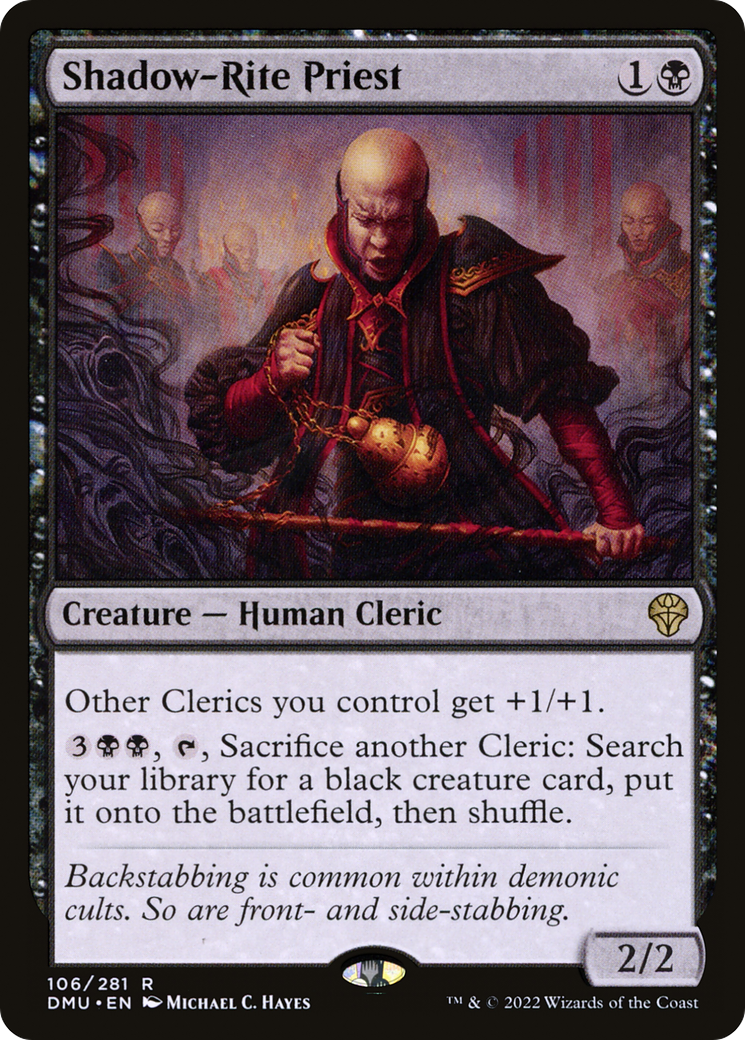 Shadow-Rite Priest (DMU-106) - [Dominaria United] Foil