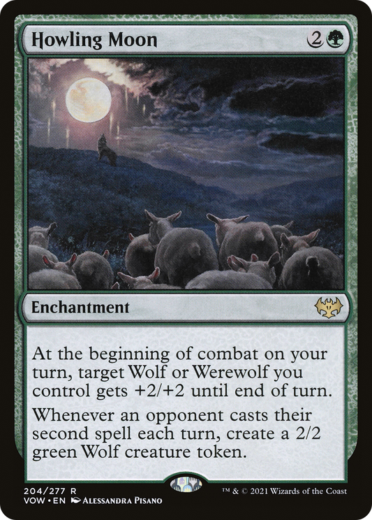 Howling Moon (VOW-204) - [Innistrad: Crimson Vow] Foil
