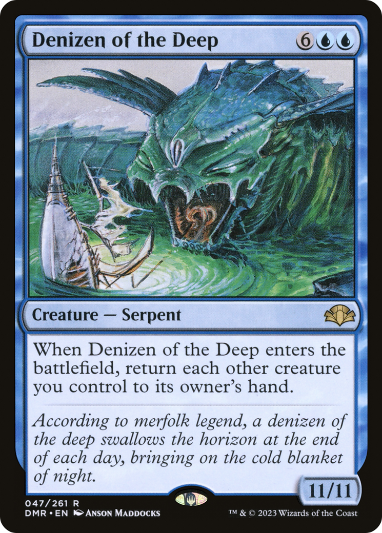 Denizen of the Deep (DMR-047) - [Dominaria Remastered]