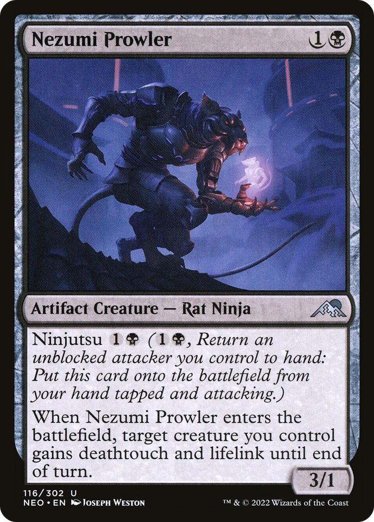 Nezumi Prowler (NEO-116) - [Kamigawa: Neon Dynasty] Foil