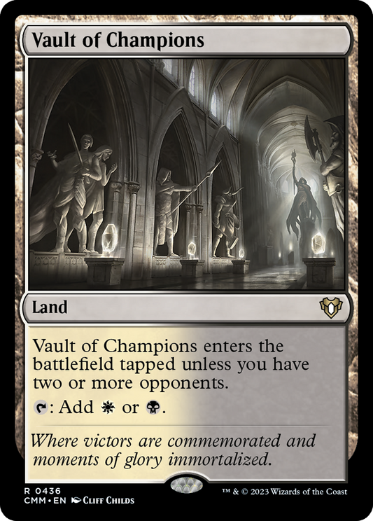 Vault of Champions (CMM-436) - [Commander Masters]