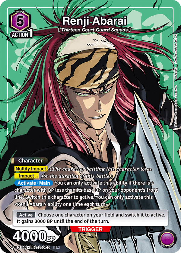 Union Arena New Card Selection Bleach: Thousand-Year Blood War