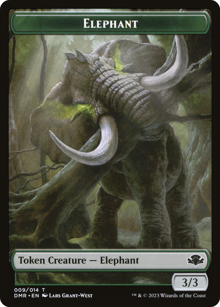 Elephant (TDMR-009) - [Dominaria Remastered Tokens]