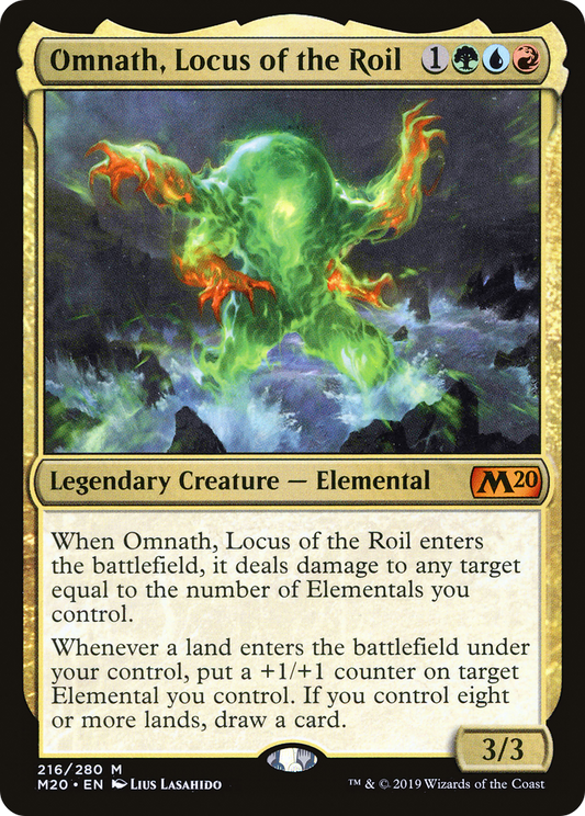 Omnath, Locus of the Roil (M20-216) - [Core Set 2020]