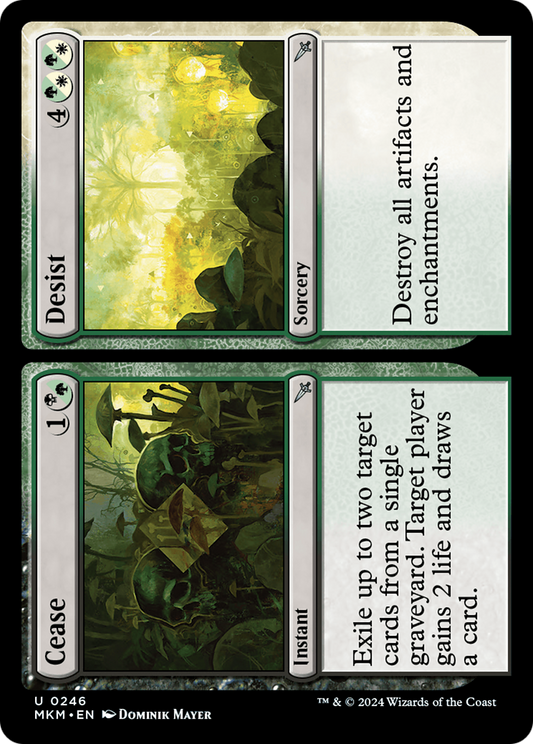 Cease // Desist (MKM-246) - [Murders at Karlov Manor] Foil