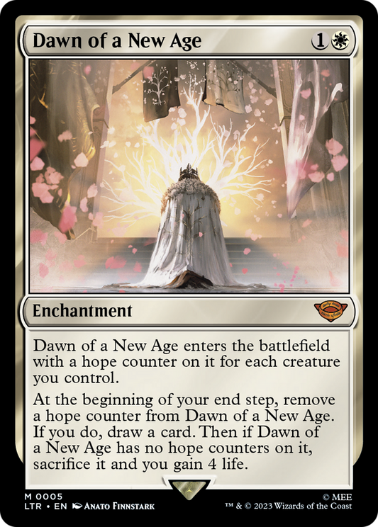 Dawn of a New Age (LTR-005) - [The Lord of the Rings: Tales of Middle-earth] Foil