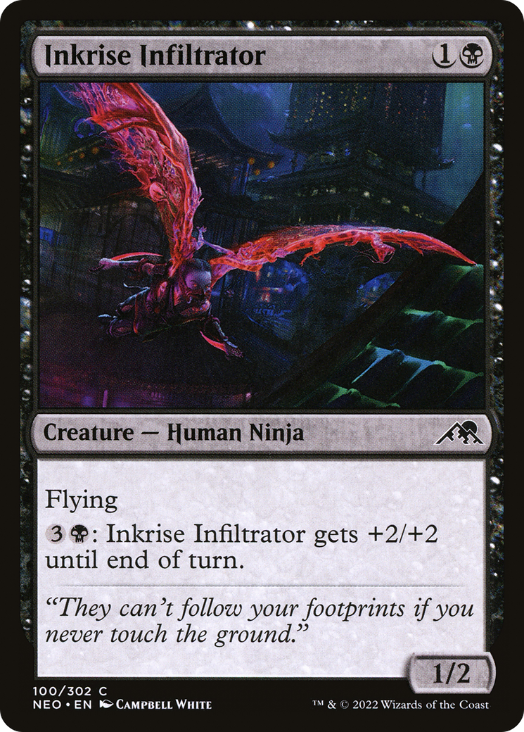 Inkrise Infiltrator (NEO-100) - [Kamigawa: Neon Dynasty]
