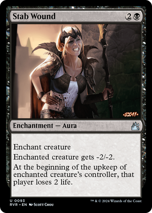 Stab Wound (RVR-093) - [Ravnica Remastered]
