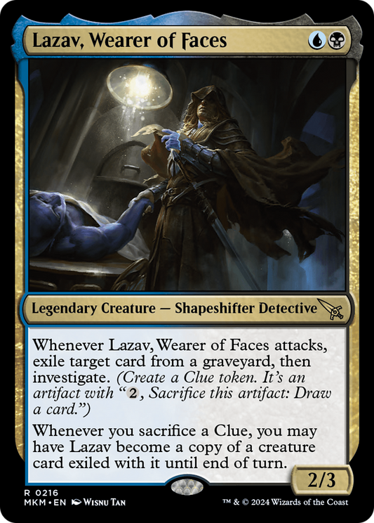 Lazav, Wearer of Faces (MKM-216) - [Murders at Karlov Manor] Foil