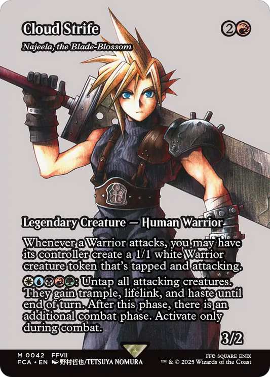 Najeela, the Blade-Blossom (FCA-042) - [FINAL FANTASY: Through the Ages] / Cloud Strife (Borderless)