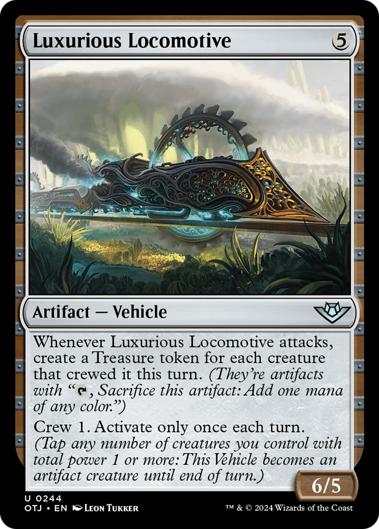 Locomotive luxueuse (OTJ-244) - [Hors-la-loi de Thunder Junction] Feuille 