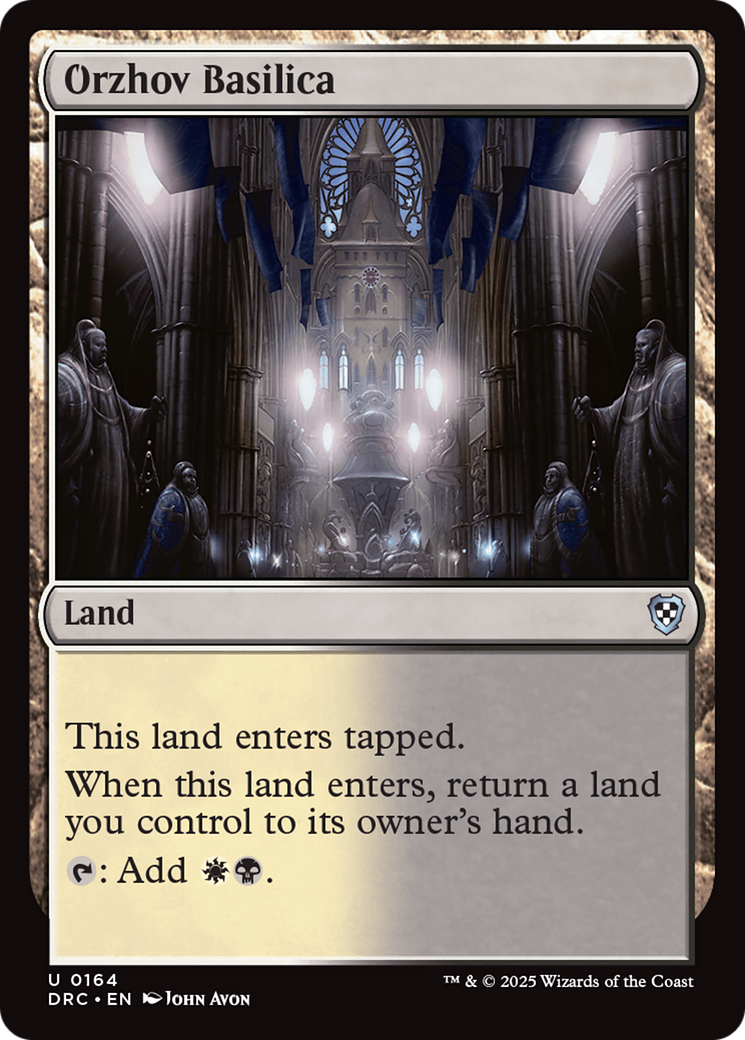 Orzhov Basilica (DRC-164) - [Commander: Aetherdrift]